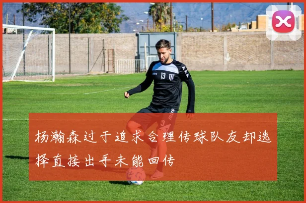 杨瀚森过于追求合理传球队友却选择直接出手未能回传